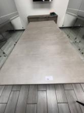 Grey Conference Table, 42" Wide X 96" long with Built in Leaf