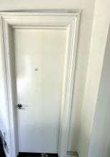 Interior Bathroom Door with Frame, 30" X 80"