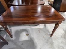 Wooden Dining Table with Inlaid Marquetry, 40" X 60"