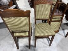 Vintage Sytle Fabric and Wood Side Chair, some issues