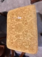 Vintage Styleed Cloth Ottoman on Casters, 24" X 34" X 20"