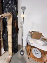 Blue and Porcelain Floor Lamp - 6 ft. - Classic styling, Estimated Auction Price: $250.00 - $400.00