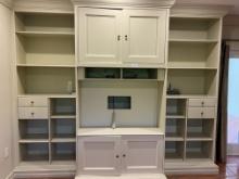 Wall Unit with Large Crown Molding, 102" X 96"