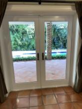 French Doors with Impact Glass by Jeld-Wen,  30" X 80"Handed to Buyer June 18th
