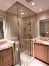 Master Bathroom Glass Showwer Enclosure,60" X 36" x 96"