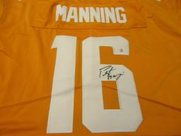 Peyton Manning of the Tennessee Vols signed autographed football jersey PAAS COA 763