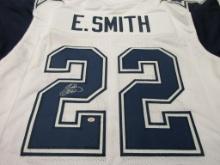 Emmitt Smith of the Dallas Cowboys signed autographed football jersey PAAS COA 618