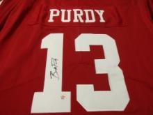 Brock Purdy of the San Francisco 49ers signed autographed football jersey PAAS COA 110