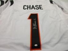 Ja'Marr Chase of the Cincinnati Bengals signed autographed football jersey PAAS COA 077