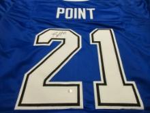 Brayden Point of the Tampa Bay Lightning signed autographed hockey jersey PAAS COA 557