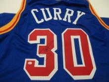 Stephen Curry of the Golden State Warriors signed autographed basketball jersey PAAS COA 362