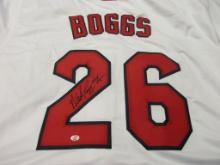 Wade Boggs of the Boston Red Sox signed autographed baseball jersey PAAS COA 829