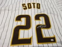 Juan Soto of the San Diego Padres signed autographed baseball jersey PAAS COA 933