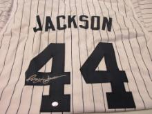 Reggie Jackson of the New York Yankees signed autographed baseball jersey PAAS COA 894