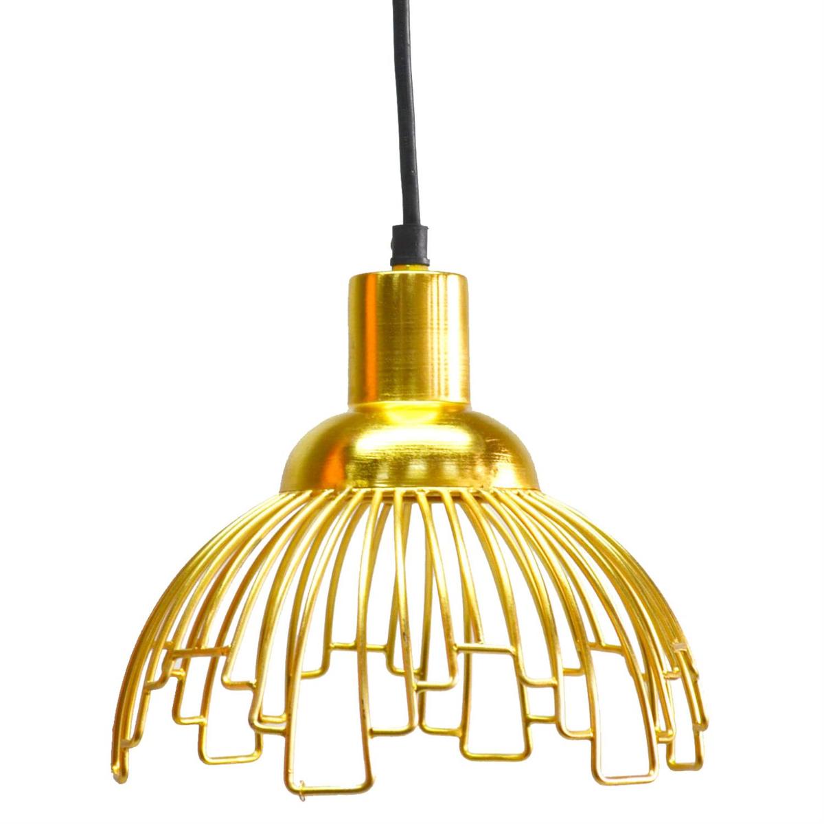 A & B Home Florence Showers Pendant Light In Gold HP40637