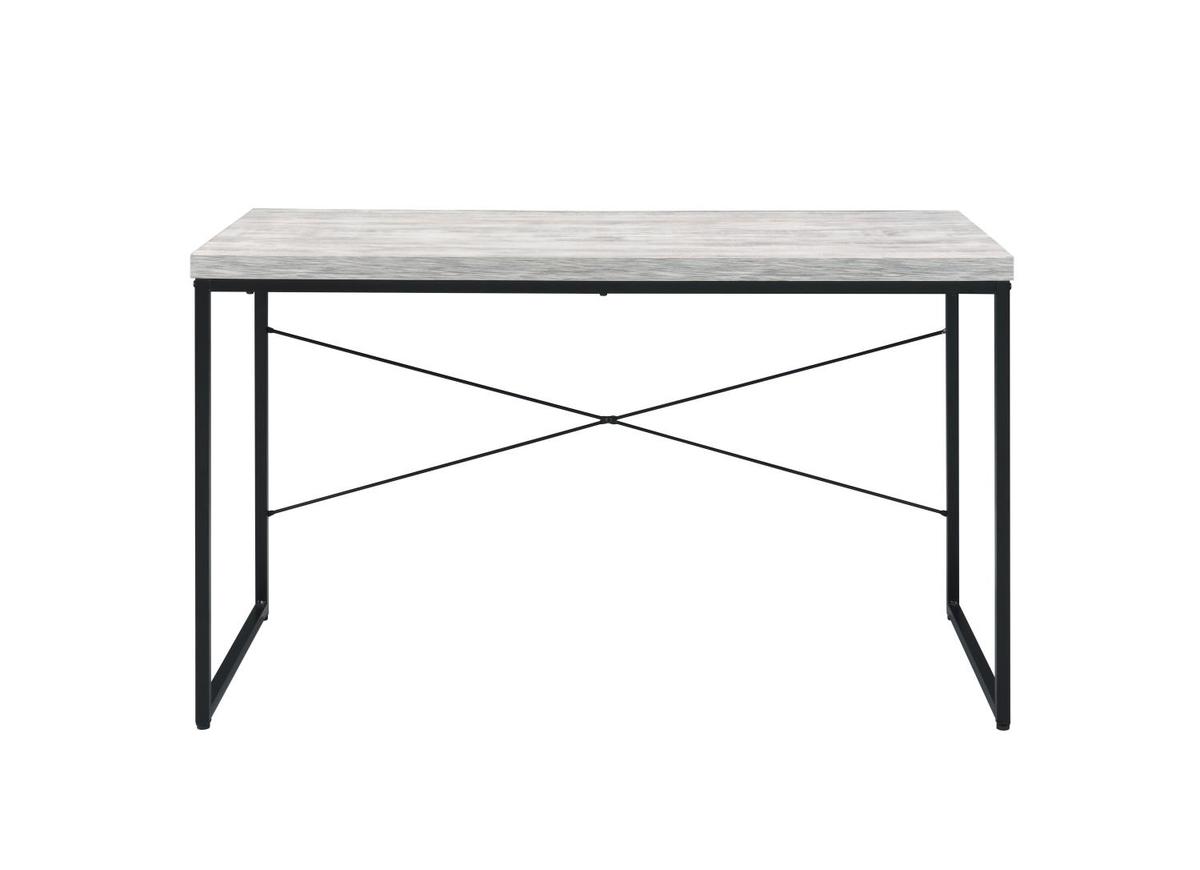 Acme Desk With Antique White And Black 92915