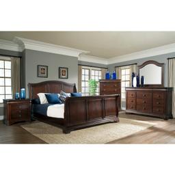 Picket House Furnishings Conley Cherry Queen Sleigh Bed CM750QSB