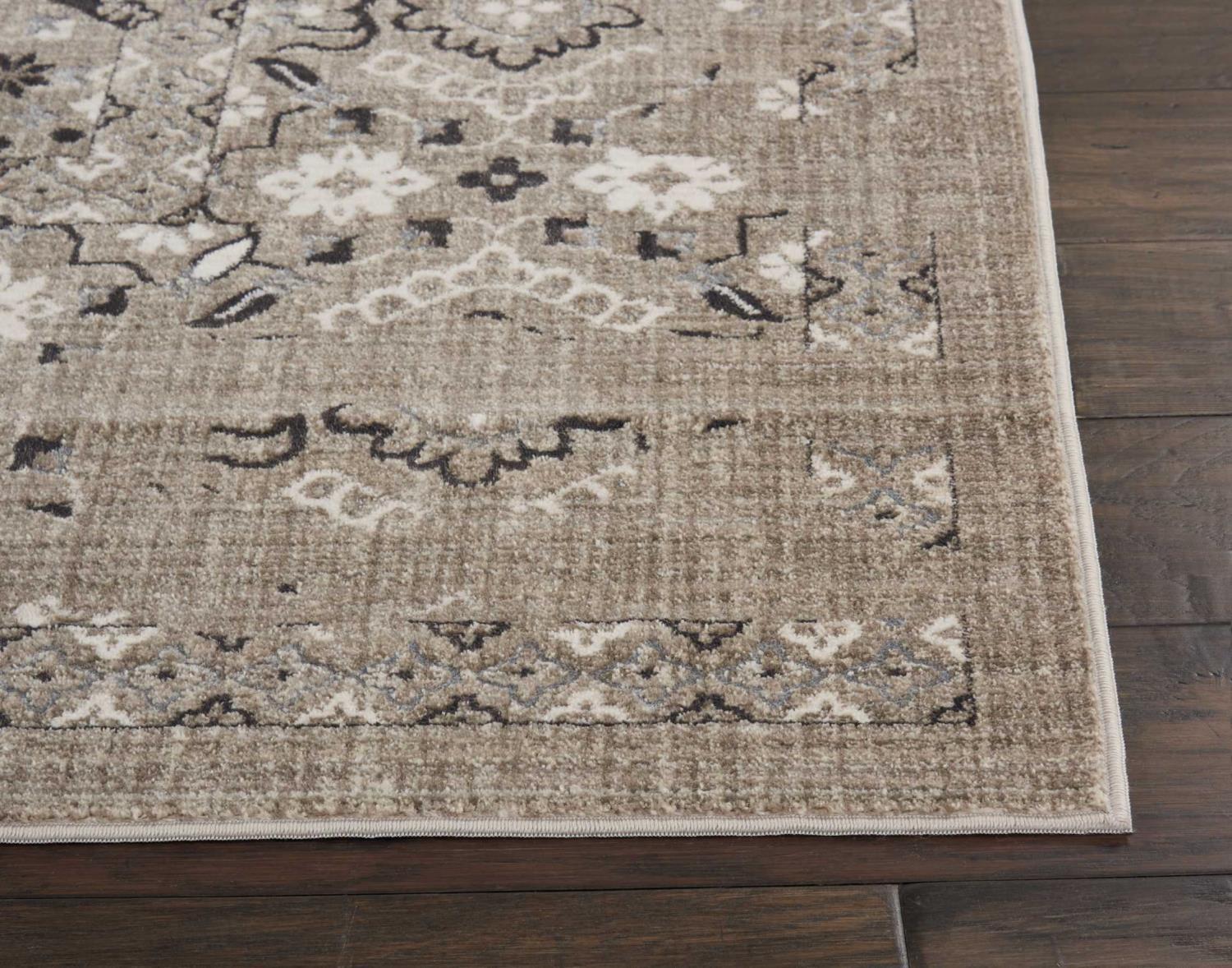 Nourison Polyester 9'10" X 13'2" Rectangle Area Rugs In Latte 099446065667