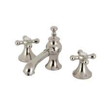 Kingston Brass Widespread Bathroom Faucets With Polished Nickel KC7066AX
