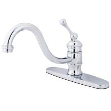 Kingston Brass One Handle Kitchen Faucets With Polished Chrome KB3571BLLS