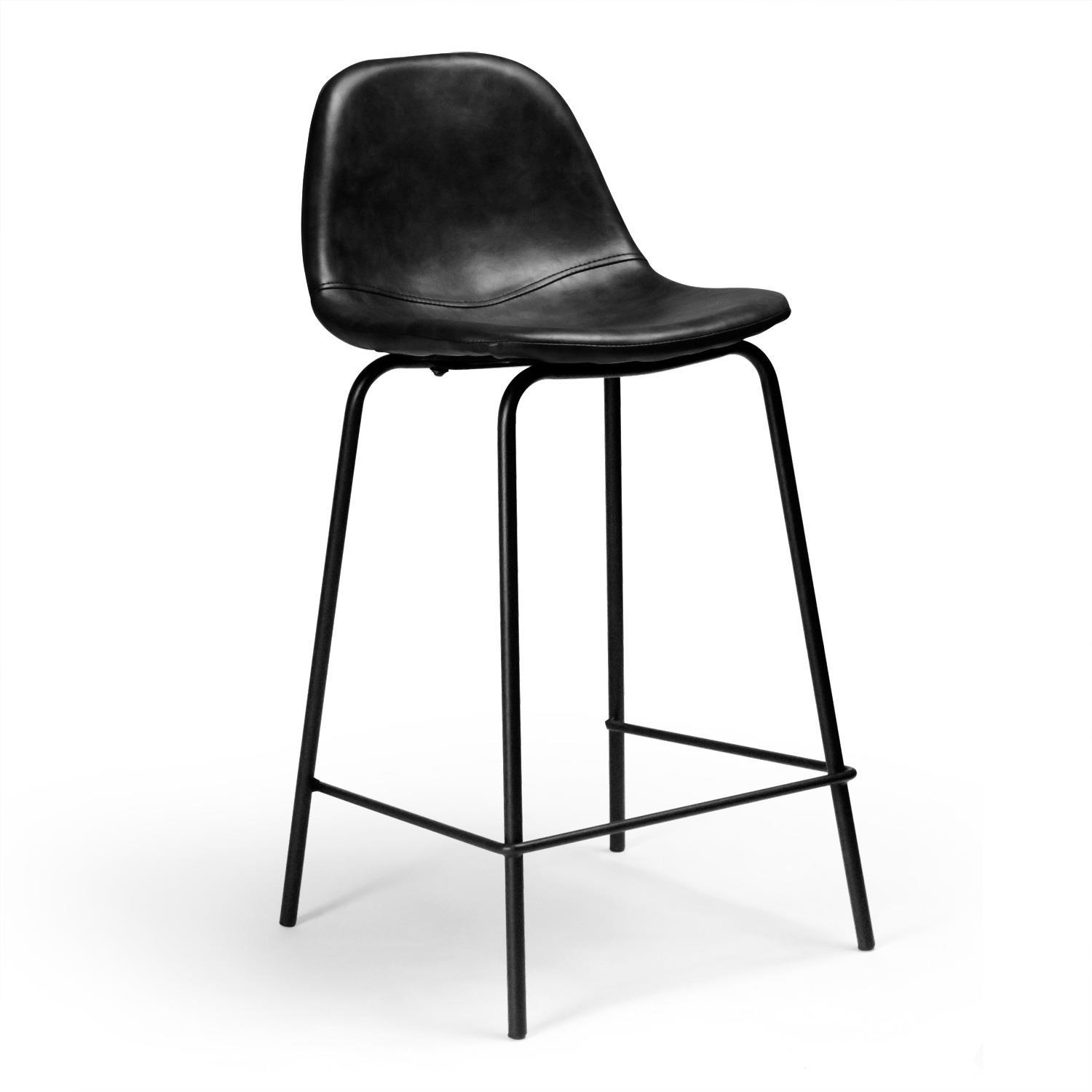 Aeon Furniture Maxine Set Of 2 Bar Stool In Charcoal AE9013-Counter-Charcoal