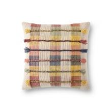 Loloi Cotton 18" x 18" Pillow Cover With Multi Finish P012P0943ML00PIL1