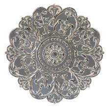 Stratton Home Traditional Metal Wall Decor With Grey Finish S07730