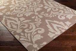 Surya Modern Stallman Wool 4' x 6' Area Rugs With Taupe And Light Gray Finish
