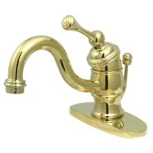 Kingston Brass Single-Hole Bathroom Faucets With Polished Brass KB3402BL