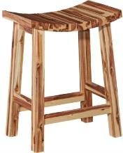 Powell Dale Saddle Counter Stool With Light Natural And Multi D1020B16CS