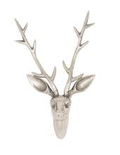 Contemporary And Modern Style Aluminum Reindeer Head Home Decor 14629