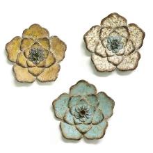 Stratton Home Rustic Metal Set Of 3 Wall Decor With Multi Finish S09593