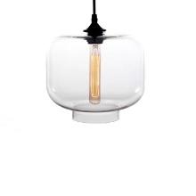 Warehouse of Tiffany Xavier 1-Light Glass Edison Pendant with Bulb
