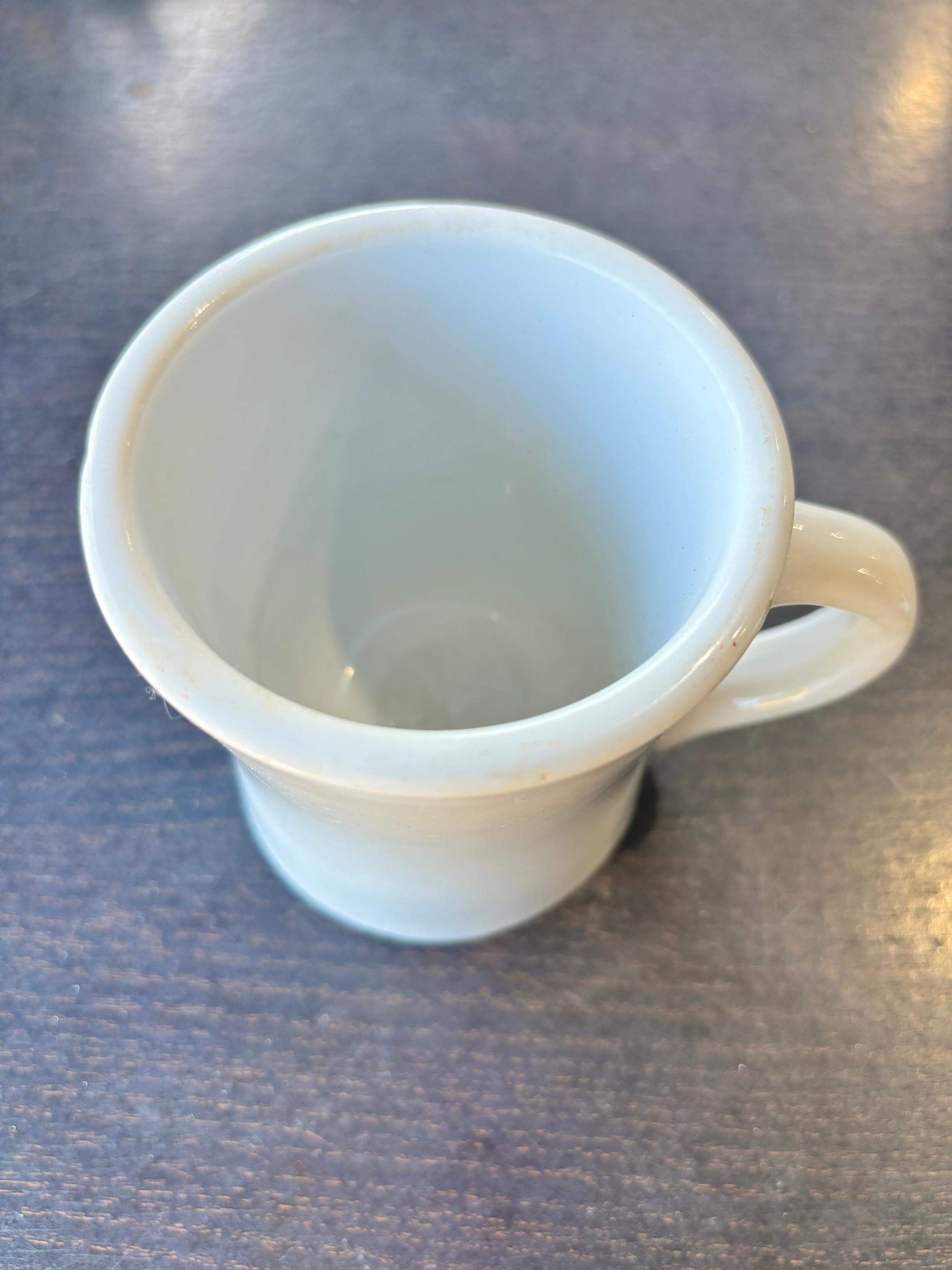 (36) Rego Porceliain Coffee Cups - White
