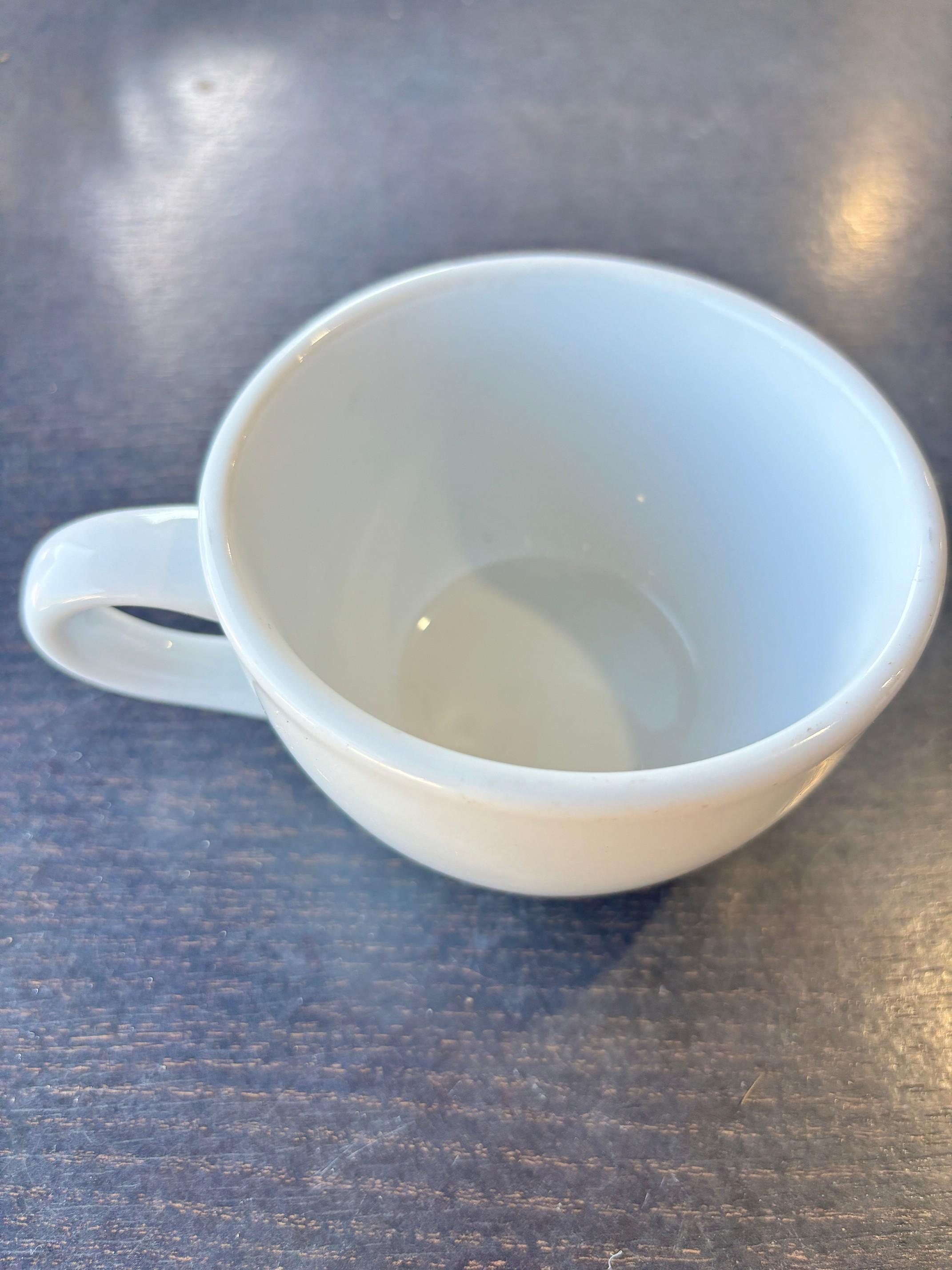 (16) Tuxton Porceliain Coffee Cups - White