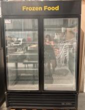 True Double Glass Door Merchandising Freezer / Two Door Freezer