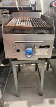 All S.S. 15" LP Gas Char Grill w. Equipment Stand