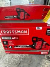 Craftsman 2-Cycle 42Cc 16'' Chainsaw (tested, functional)