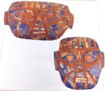 Pre-Columbian Sodalite Replica Carvings
