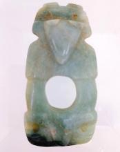 Pre-Columbian Jade Avian Celt