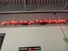 7' LARGE Neon Sign / Red Neon Sign