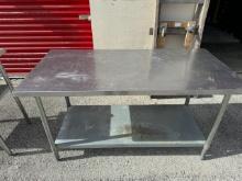 60" by 30" by 40" Stainless Steel Work Top Table W/ Under Shelf