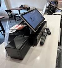 Touch Screen POS System Complete W/ Monitour Printer & All Necessary Cabling. If you are interested