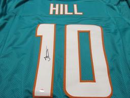 Tyreek Hill of the Miami Dolphins signed autographed football jersey PAAS COA 599