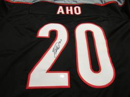 Sebastian Aho of the Carolina Hurricanes signed autographed hockey jersey PAAS COA 931