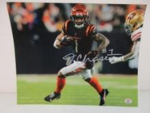 Ja'Marr Chase of the Cincinnati Bengals signed autographed 8x10 photo PAAS COA 676