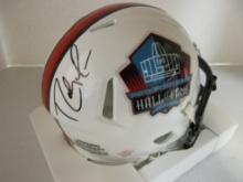Randy Moss of the Minnesota Vikings signed autographed Hall of Fame mini helmet PAAS COA 044