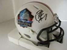 Peyton Manning of the Indianapolis Colts signed autographed Hall of Fame mini helmet PAAS COA 048