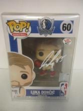 Luka Doncic of the Dallas Mavericks signed autographed Funko Pop Figure PAAS COA 813