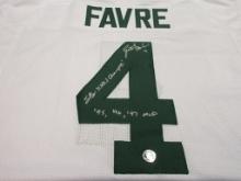 Brett Favre of the Green Bay Packers signed autographed football jersey Brett Favre Authentic COA